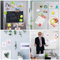 Refrigerator Magnets 50 Pcs, 10x3mm Tiny Round Disc Small Whiteboard Magnets for Crafts, DIY, Office, Dry Erase Board