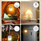 Minetom E26 Rechargeable Light Bulbs with Remote and Timer, Battery Backup Bulb with 12 Colors and Brightness Dimmable, 2300mAh 40W Equivalent LED Light Bulbs for Lamps Sconces Camping, 2 Pack