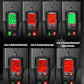 KAIWEETS GFCI Outlet Tester with LCD Display, 3-Prong Receptacle Wiring Detector, Voltage Socket Checker, Auto Hold, Electrical Diagnostic Tool for 120V AC Home Outlets