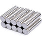 MIN CI 100 Pcs Strong Round Small Rare Earth Magnets, Mini Refrigerator Neodymium Magnets Disc for Whiteboard Locker Fridge DIY Crafts Dry Erase Board Cabinets