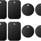 DSTELIN Universal Metal Plate 8 Pack for Magnetic Phone Car Mount Holder Cradle with Adhesive (Compatible with Magnetic Mounts) - 4 Rectangle and 4 Round, Black