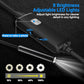 Endoscope Camera with Light,1920P HD Borescope with 8 Adjustable LED Lights, Endoscope with Semi-Rigid Snake Cable, IP67 Waterproof Inspection Borescope for iOS and Android-16.4ft Single Lens