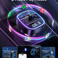 LENCENT FM Transmitter, Bluetooth FM Transmitter Wireless Radio Adapter Car Kit with Dual USB Charging, Audio Receiver Car Charger MP3 Player, Support Hands-Free Calling, TF Card & USB Disk