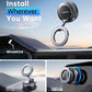 Coolpow【Newest Vacuum Magnetic Phone Holder for Car Phone Holder Mount【Movable Vacuum Suction】Magsafe Car Mount Cell Phone Car Mount Car Accessories for Men Women Carmount for iPhone 17 Pro Max 16 15