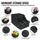 MULISOFT Car Seat Organizer- Backseat Car Organizer with 11 Storages Compartments and 2 Cup Holders, Organizers and Storage, Front Seat for Travel Kids,Black