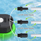 Pool Cover Pump above Ground - Submersible Water Sump Pump Swimming Water Removal Pumps, with Drainage Hose & 25 Feet Extra Long Power Cord, 850 GPH inGround, 3 Adapters