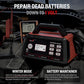 TowerTop 2/10/25 Amp 12V Smart Car Battery Charger, Fully Automatic Battery Maintainer with Engine Start, Auto Desulfator, Battery Repair, Winter Mode, for AGM, STD, Gel, Deep Cycle Batteries