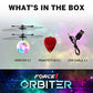 Force1 Orbiter Flying Orb Ball Toy Hand Operated Spinner Drones for Kids - Mini UFO Drone Toys with Remote, Rechargeable LED Indoor Floating Hover Hand Controlled Orb Toys