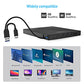 External CD DVD Drive, Ultra Slim CD Burner USB 3.0 with 4 USB Ports and 2 TF/SD Card Slots, Optical Disk Drive for Laptop Mac, PC Windows 11/10/8/7 Linux OS