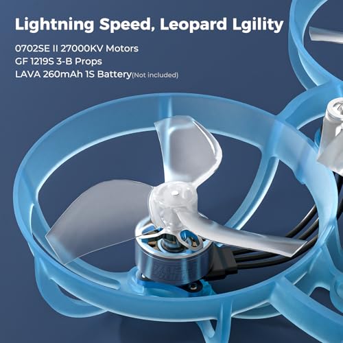 BETAFPV ELRS V3 Air65 Brushless Whoop Quadcopter, Ultralight 1S 65mm Micro Whoop Drone with C03 FPV Camera, G473 5IN1 Air Brushless FC 0702SE Ⅱ 27000KV Motors for FPV Racing Indoor & Outdoor