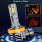 FAHREN Upgraded H11/H9/H8 9005/HB3 light Bulbs combo, 𝟏𝟏𝟎,𝟎𝟎𝟎𝐋𝐌 𝟏𝟐𝟎𝟎% Brighter 6500K with Cooling Fan H11 9005 Bulbs, 1.1 Mini Size H9 HB3 Lights Kit, CANBUS Ready Plug And Play, Pack Of 4