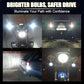 iBrightstar 3157 LED Bulb White, 4157 3156 LED Reverse Light Bulbs Super Bright for Tail Brake Lights Backup Lights Turn Signal Lights, 2 Pack