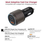 VELOGK Super Fast Type C Car Charger [73W Turbo], Fast Adaptive 55W 45W PPS/PD&QC3.0 USB C Car Adapter[Super Fast Charging 2.0]for Samsung S26 Ultra/S25 Ultra/S24 Ultra/S23 Ultra/S22+,iPad Pro,Macbook