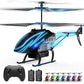 BUSSGO RC Helicopter, Remote Control Helicopter for Kids with 30Mins Flight(2 Batteries), 7+1 LED Light Modes, Altitude Hold, RC Toys for Boys Girls