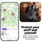 Life360 Tile Pro - Powerful Bluetooth Tracker, Key Finder and Item Locator for Keys, Bags and More. Both iOS and Android Compatible. Phone Finder. 1-Pack (Black)