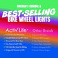 Activ Life 2-Tire Pack LED Bike Wheel Lights with Batteries Included, Get 100% Brighter and Visible from All Angles for Ultimate Safety and Style