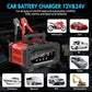 YONHAN Battery Charger 20A 12V/24V LiFePO4 Lead Acid Fully Automatic Battery Maintainer, Car Battery Trickle Charger Automotive w/Repair, Winter Mode, for AGM, STD, Gel, Deep Cycle Batteries