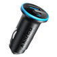 Anker 323 USB-C Car Charger Adapter, 52.5W Cigarette Lighter Charger with 30W PowerIQ 3.0 Fast Charging for iPhone 17/16/15/14/13/12 Series, Galaxy S25/24, Pixel