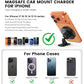 Magnetic Car Mount Charger 15W Magnetic Wireless Car Charger for iPhone 17 Accessories Magnetic Phone Holder for Car 3 in 1 Magnetic Car Mount for iPhone17Pro/16/15/14/13/12 Series Gifts for Men Women
