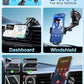 Car Phone Holder[Military-Grade 360°Suction Cup]Phone Holders for Your Car Universal Accessories Air Vent Dashboard Windshield Phone Mount Automotive Cradles Fit for Dash Mounting Kits iPhone