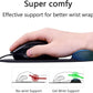 Ergonomic Mouse Pad with Wrist Rest, Gel Wrist Support Mousepad, Pain Relief Laptop Computer Mouse Pad, Non-Slip Mouse Pads for Office & Home (Black)