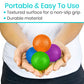 Vive Hand Therapy Squeeze Balls – Grip Strengthener & Exercise Set for Fingers, Wrists & Forearms (Arthritis, Carpal Tunnel, Stress Relief, Rehab Video App Included)