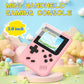 Retro Gaming Console, Built-in 400 Classic Retro Game Console, 3.0 Inch IPS Screen Retro Handheld Game Console, 1020mAh Rechargeable Battery, Portable Arcade Video Gaming Console (Pink)