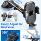 Car Phone Holder[Military-Grade 360°Suction Cup]Phone Holders for Your Car Universal Accessories Air Vent Dashboard Windshield Phone Mount Automotive Cradles Fit for Dash Mounting Kits iPhone