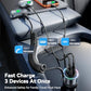 200W Car Charger USB C Fast Charge, PD100W Fast Car Charger Type C, PD3.0/QC4.0/PPS Cigarette Lighter Phone Adapter for iPhone 17 16 15 ProMax, MacBook Pro Air Laptop, Samsung S26/S25, Pixel, iPad Pro