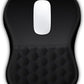 Hokafenle Ergonomic Mouse Pad with Wrist Support & Massage Design – Memory Foam Gel, Non-Slip PU Base, Smooth Surface for Office & Gaming (12×8 in, Black)