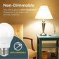 Linkind A19 LED Light Bulb, 60W Equivalent, 2700K Soft White Light Bulbs, 800 Lumens 8.5W Non-Dimmable LED Bulbs, E26 Standard Base, Energy Efficient for Bedroom Home Office, 6 Packs