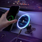 MOKPR for Magsafe Car Mount Charger-15W Wireless Car Charger-Magnetic Car Phone Holder for Dash Air Vent-LED RGB HandsFree Car Mount Fast Car Charger for iPhone 14/13/12 Series