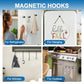 LOVIMAG Magnetic Hooks, 12 Pack 30lbs+ Magnet Hook 2026 Cruise Cabin Ship Essentials Heavy Duty Strong Magnets Refrigerator Fridge Hanging for Classroom Beach Vacation Kitchen Grills (Black)
