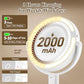 Makeup Mirror with Lights, Double Sided 1x/20x Magnifying Mirror with Light, Rechargeable 3 Color Lights and Adjustable Brightness, 360° Rotation Detachable Comes with Tweezer(White)