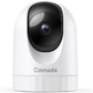 Cinnado Security Camera Indoor-2K 360° WiFi Cameras for Home Security，Pet/Dog/Baby Camera with Phone app, 2-Way Audio, Night Vision, 24/7 SD Card Storage, Works with Alexa & Google Home (2.4Ghz)-D1