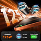 JOYROOM 2-Pack USB C Car Charger [Flush & Pull Ring] 65W PD + 60W QC Dual-Port Car Cigarette Lighter Charger, Fast Car Charger for iPhone 17/16/15 Series, Galaxy S26/25/24, MacBook Air, iPad and More