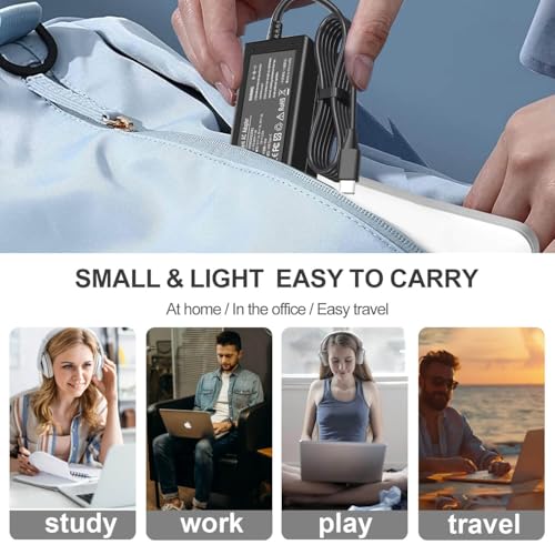 45W USB C Laptop Charger for Acer Chromebook R13 11 13 15 311 315 CP311 CP713 C933 CB5-312T R751T SF713 SP714 N17Q5 N17P6 N16Q10 N16Q14 N16Q12 N18Q1 N15Q13 PA-1450-78 A16-045N1A AC Adapter Power Cord