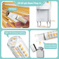 TJOY G9 LED Bulb 4W, 3000K Soft Warm White 6 Pack, Equivalent 40 Watt T4 G9 Halogen Replacement, G 9 Bi-pin Base Light Bulbs for Chandelier, 120V 450 LM 360 Beam Angle for Home Lighting, Non-dimmable