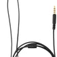 Wired Earbuds with Microphone, In Ear Headphones, 3.5mm Jack, 4.2 ft long cable, S/M/L Ear Tips, Black