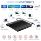 External CD/DVD Drive for Laptop, USB 3.0 CD DVD Player Portable +/-RW Burner CD ROM Reader Writer Disk Duplicator Compatible with Laptop Desktop PC Windows Apple Mac Pro MacBook Linux