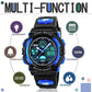 ATIMO LED Multi Function Waterproof Watch for Kids - Kids Gifts