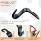 Car Seat Hooks & Purse Holder - 4 Pack Boxed,55 lb Heavy Duty,Eco PP Car Hooks for Purse/Bag/Baby Gear/Gym Bag/Groceries/Cup/,Fits 0.32-0.55”Car Headrest Rods (Black)