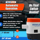 SEAFLO 06 Series Automatic Submersible Bilge Pump - 750GPH, 12V, 3/4" Outlet, 4-Year Warranty! - All-in-One Pump and Float Switch, Snap-Off Strainer, Compact Marine Boat Yacht Bilge Pump CE & Rohs