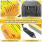 Car Battery Charger Replace for Dewalt 20V 60V MAX Lithium Ion Battery Charger DCB203 DCB201 DCB204 DCB206 DCB606 DCB609 Vehicle Charger(NOT for 12V)