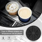 Alpmosn 4PCS Spider Web Car Coasters for Cup Holders, Halloween Funny Non-Slip Silicone Insert Ornaments Coasters, Automotive Cupholder Goth Accessories for Men & Women(Black)