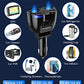 [2026 Upgraded] Cigarette Lighter Splitter, SUPERONE 180W 2-Socket Cigarette Lighter Adapter with Dual QC3.0 and 20W PD USB C Car Charger Splitter for GPS/Dash Cam/Laptop/iPad/iPhone 17/16/15/14/13/12