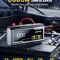 AUXITO 6000A Jump Starter, 12V Car Battery Jump Starter, Up to All Gas & 12L Diesel Engine with LED Display, Portable Jump Box with 3 Modes Flashlight and Jumper Cable, Storage Case