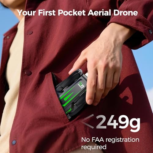 S8 GPS Drones with EIS 4K Camera for Adults kids, 5" Screen on Controller,60 Min Flight Time,Auto Return,Long Range Transmission,Brushless Motor,QuickShots,Foldable and Lightweight Quadcopter with Follow Me,Christmas Toy Birthday Gifts,Under 249g