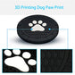 BukNikis Car Cup Holder Coasters-Car Interior Accessories 2.75 inch Silicone Anti Slip Cute Dog Paw Car Coaster -Universal (Pack of 2)