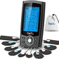 Belifu Dual Channel TENS EMS Unit – 24 Modes Muscle Stimulator with 10 Pads, Rechargeable Electronic Pulse Massager